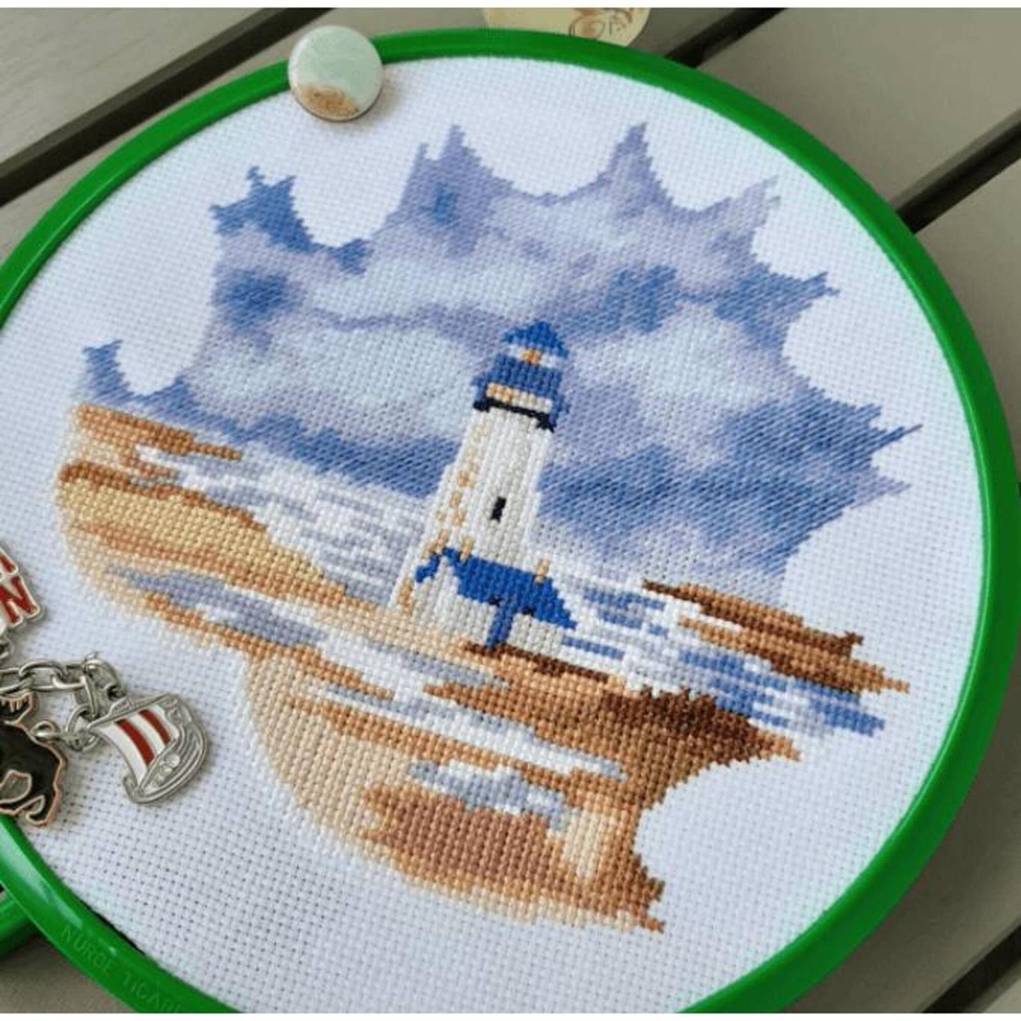 Oven Yaquina Head Lighthouse Cross Stitch Kit